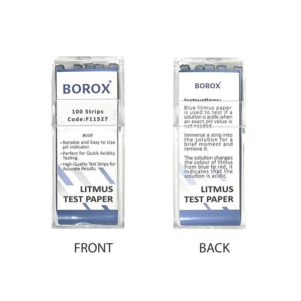 Turnusol Kağıdı Mavi 100 Test Strip - Litmus Paper Blue