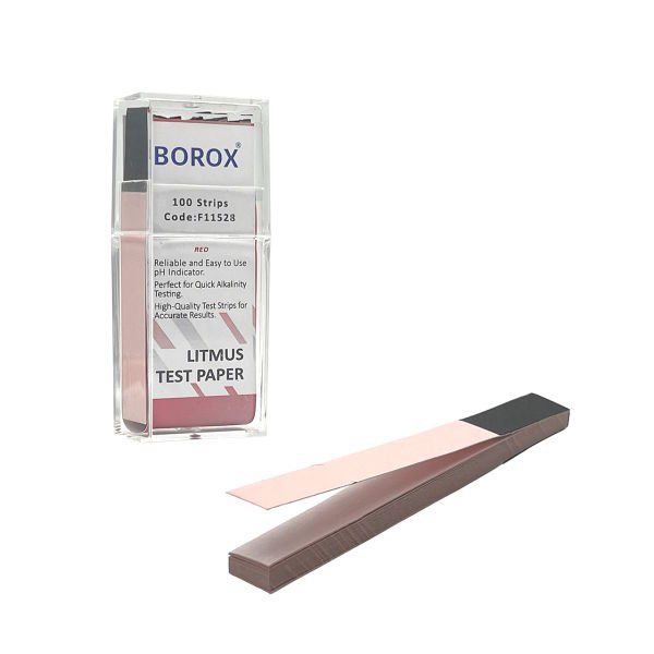 Turnusol Kağıdı Kırmızı 100 Test Strip - Litmus Paper Red
