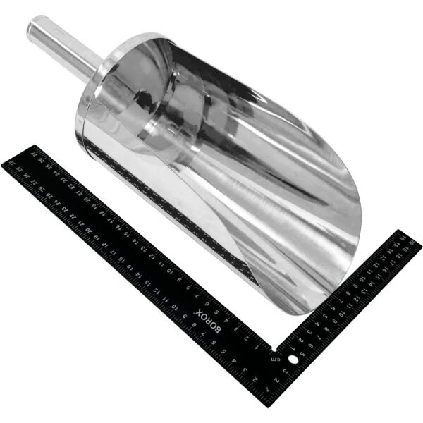 Borox Tartım Küreği 120mm - Paslanmaz Çelik Kürek