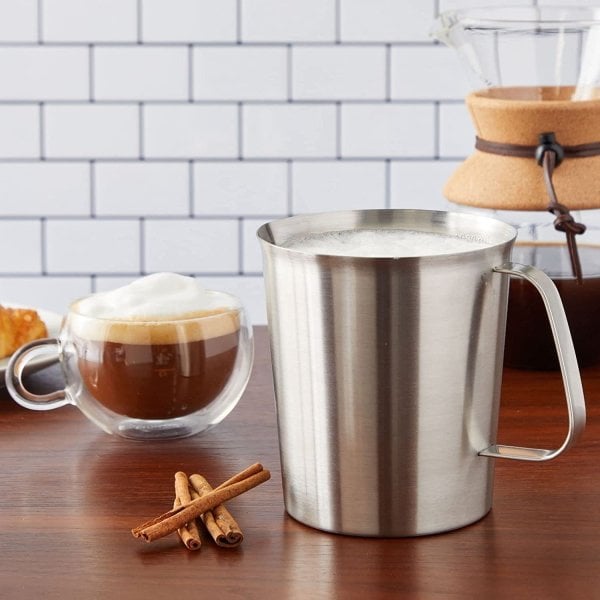 Borox Kulplu Paslanmaz Çelik Beher 1500 ml - Ölçekli Beaker - 10 Adet Toptan