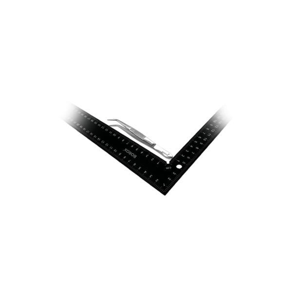Borox Penset 13 cm Paslanmaz Çelik - Eğri Sivri Uçlu Cımbız