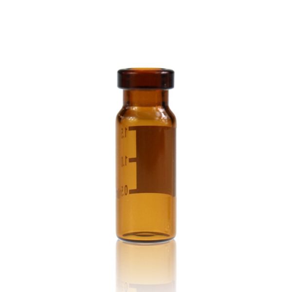 Borox Cam Vial 2 ml - Amber - Crimp ND11 - Hacim Ölçekli 1000 Adet Toptan