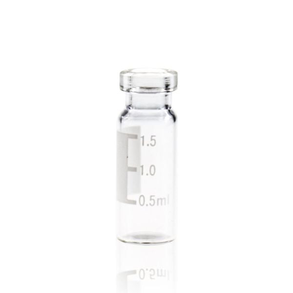 Borox Cam Vial 2 ml - Şeffaf - Crimp ND11 - Hacim Ölçekli - 1000 Adet Toptan