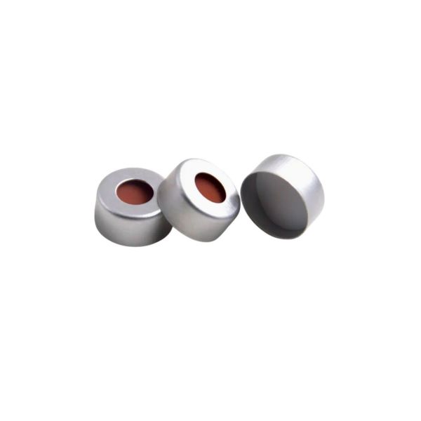 Borox Alüminyum Vial Crimp Kapağı ND11 - PTFE Septa - Silikon Yarıksız - 1000 Adet Toptan