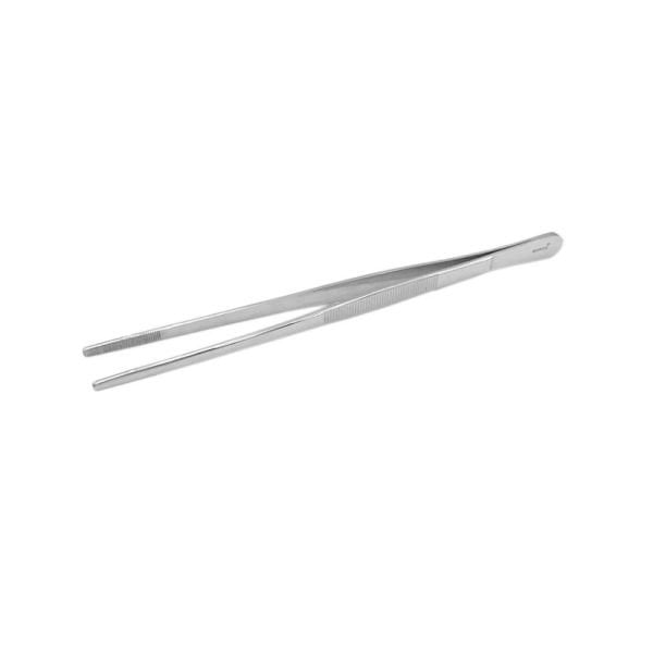 Borox Penset 25 cm Paslanmaz Çelik - Küt Uç Dişli Düz Cımbız