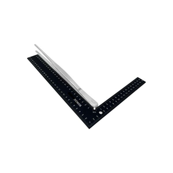 Borox Penset 30 cm Paslanmaz Çelik - Küt Uç Dişli Düz Cımbız