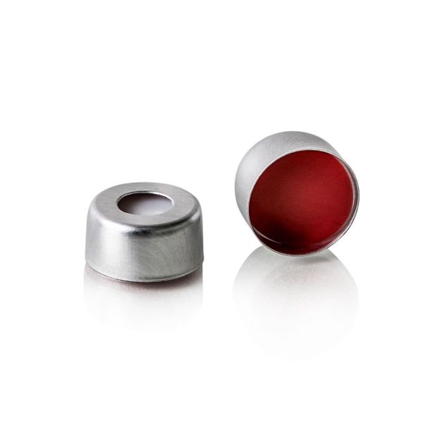 Borox Alüminyum Vial Crimp Kapağı ND11 - PTFE Septa - Silikon Yarıksız - 1000 Adet Toptan