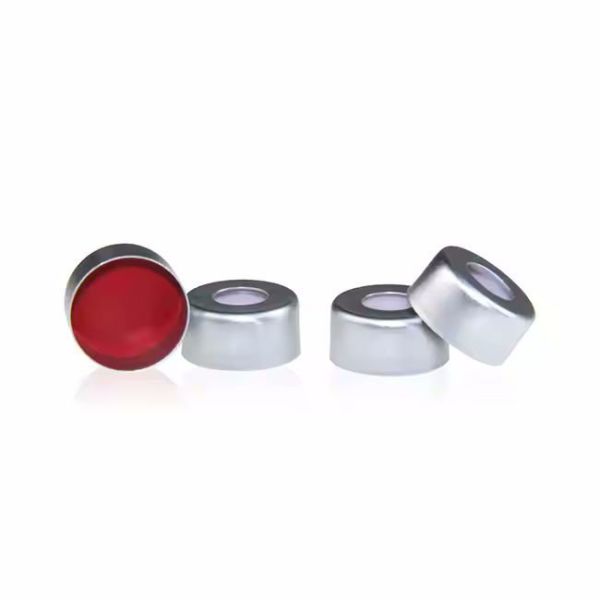Borox Alüminyum Vial Crimp Kapağı ND11 - PTFE Septa - Silikon Yarıksız - 1000 Adet Toptan
