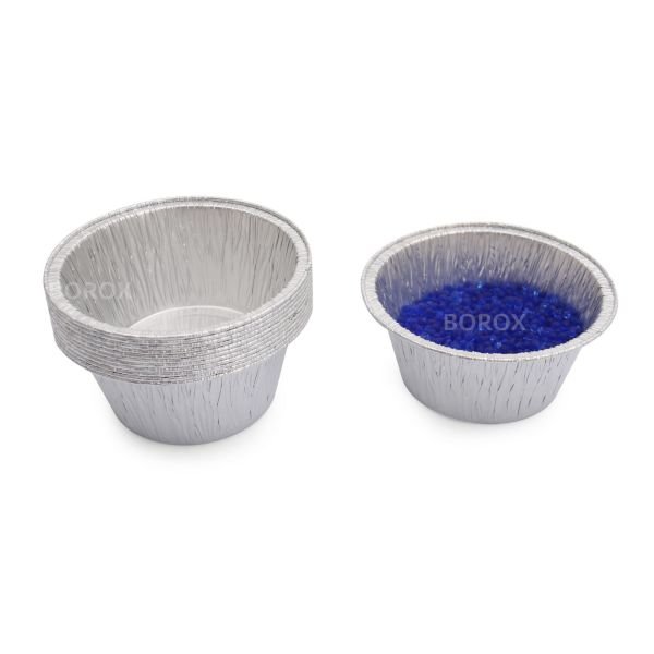 Borox Alüminyum Tartım Kabı - 85x40mm Tartım Kapları 500 Adet Toptan