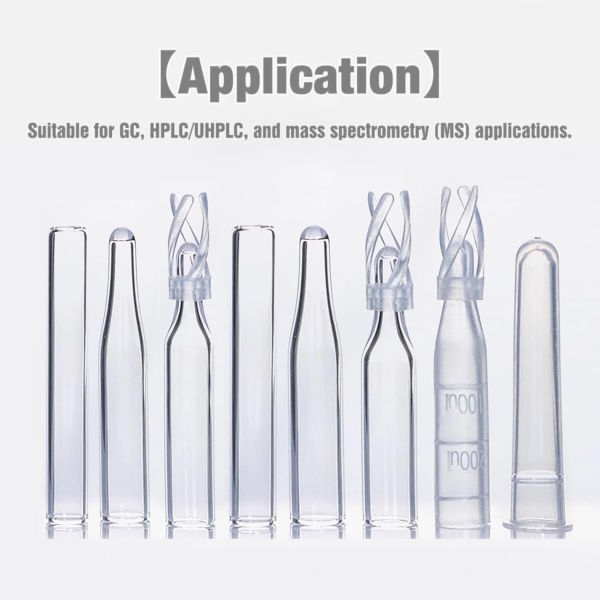 Borox Vial Insert 6x29mm 200µl - Konik Tabanlı - Polyspring Destekli Tasarım