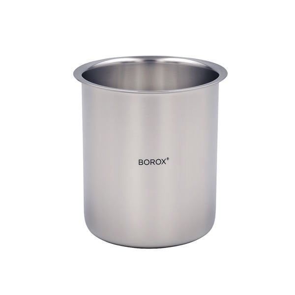 Borox Paslanmaz Çelik Beher 500ml - Laboratuvar Ölçü Kabı