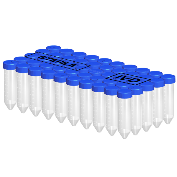 Falkon Tüpü 50 ml Steril - Dibi Konik Santrifüj Tüpü 50 Adet