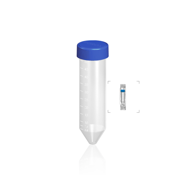 Falkon Tüpü 50 ml Steril - Dibi Konik Santrifüj Tüpü 1 Adet