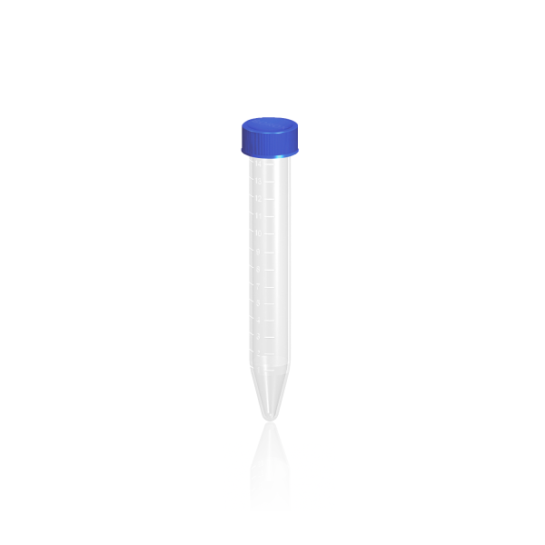 Falkon Tüpü 15 ml - Dibi Konik Santrifüj Test Tüpü 100 Adet