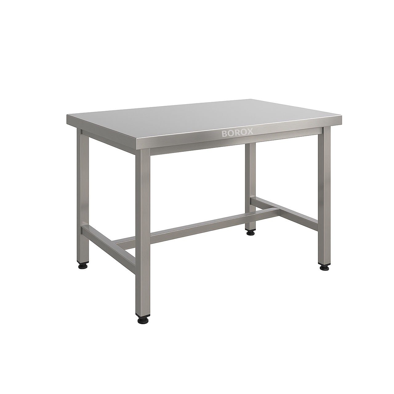 Borox Paslanmaz Çelik Laboratuvar Masası 130x80x85mm - Deney Masası - Çalışma Tezgahı