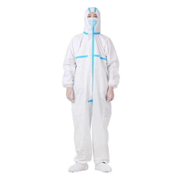 Borox Kimyasal Koruyucu Tulum XS - Nonwoven Tek Kullanımlık