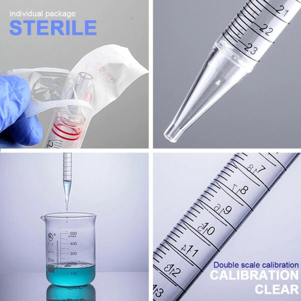 Serolojik Pipet 1ml - Steril Tek Kullanımlık 1000Adet-Koli Toptan