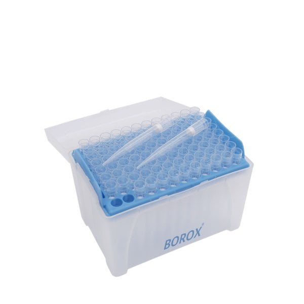 Borox Filtreli Pipet Ucu Steril 1000 µl - Uzun - 96 Adet-Paket