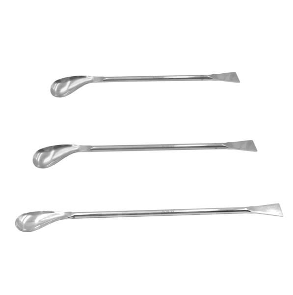 Borox Metal Spatül - Elipsoidal 18cm - Paslanmaz Çelik Spatula - 12 Adet Toptan