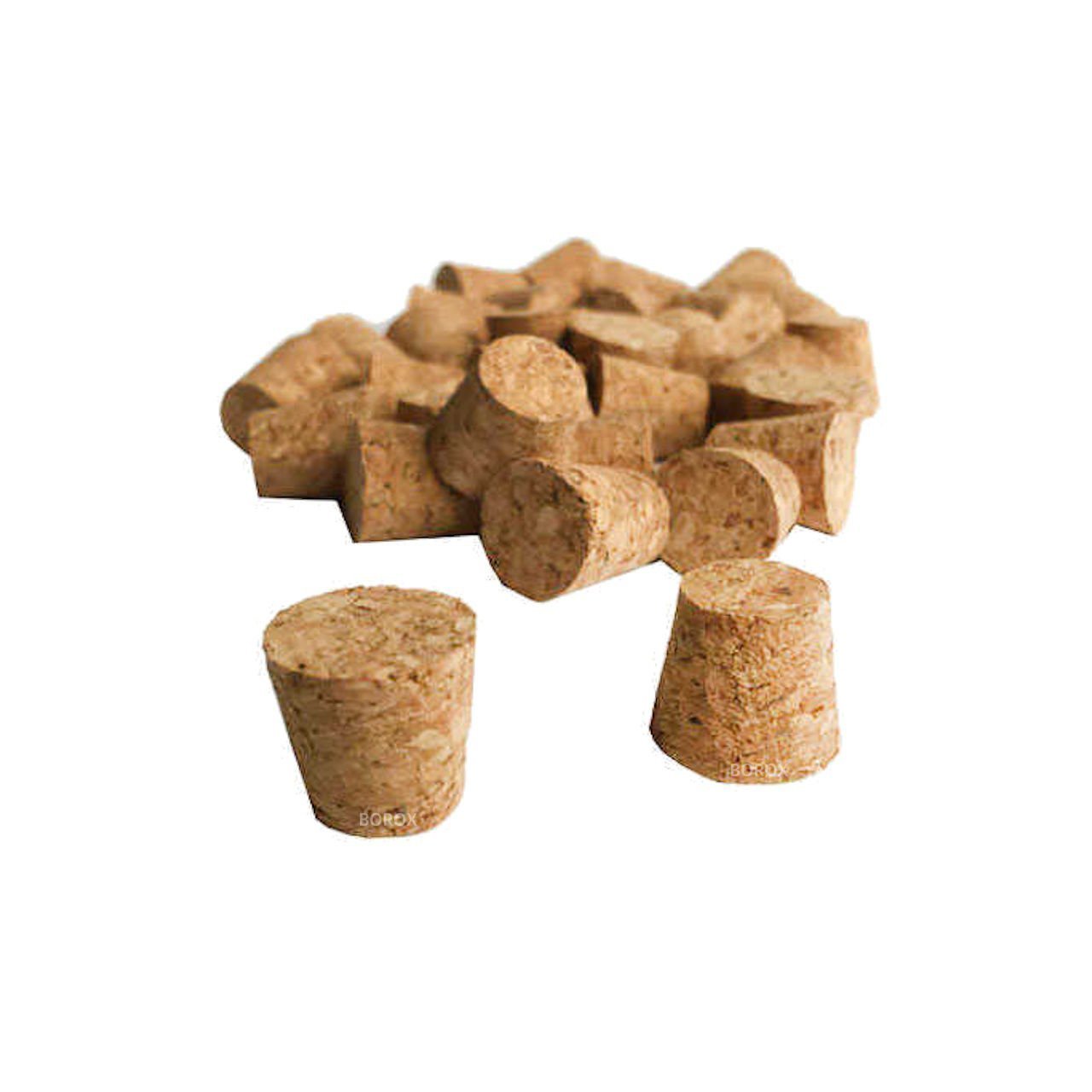 Borox Mantar Tıpa No 3 - 15x21x26mm - 100 Adet Toptan