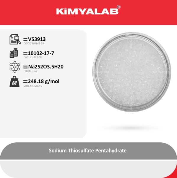 Kimyalab Sodyum Tiyosülfat 1Kg - Sodium Thiosulfate Pentahydrate