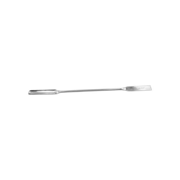 Borox Metal Spatül Oluklu 21 cm - Paslanmaz Çelik Spatula - 12 Adet Toptan
