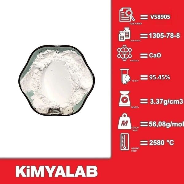 Kimyalab Kalsiyum Oksit - Calcium Oxide - 25 Kg-Koli Toptan