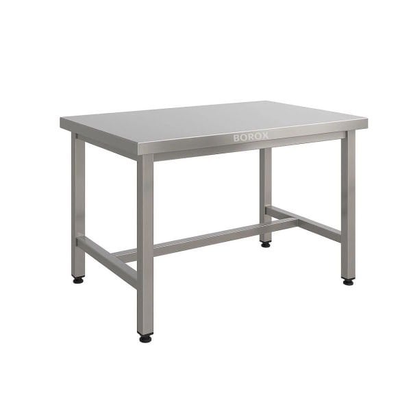 Borox Paslanmaz Çelik Laboratuvar Masası 150x70x85mm - Deney Masası - Çalışma Tezgahı