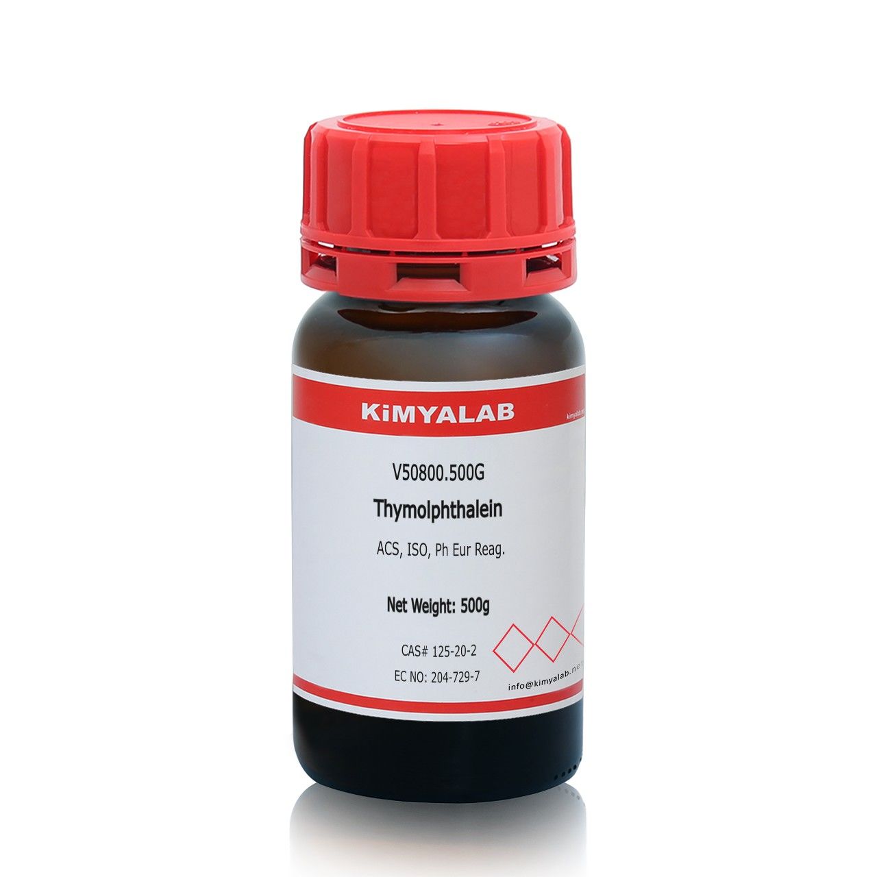 Kimyalab Timolftalein İndikatör 500g - Thymolphthalein