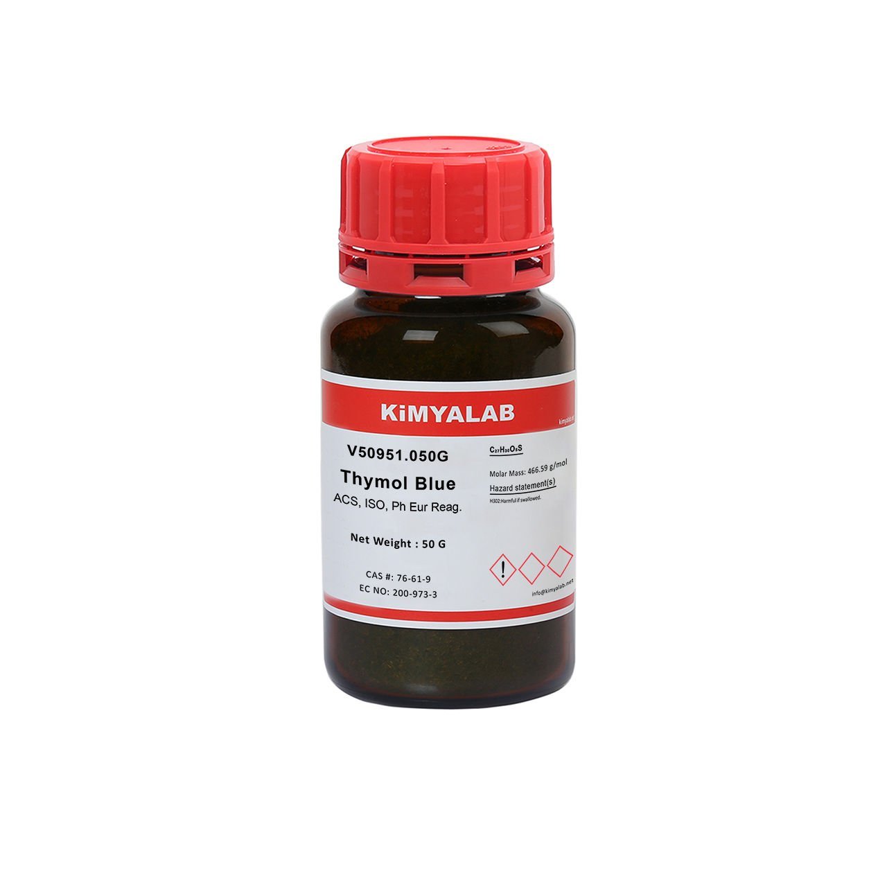 Kimyalab Timol Mavisi İndikatör 50g - Thymol Blue