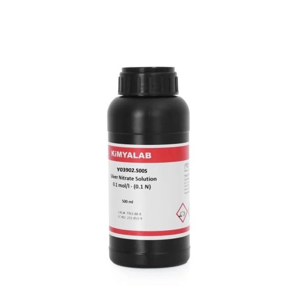 Kimyalab Gümüş Nitrat Çözeltisi 0.1 mol/L - 0.1 N - 500 ml