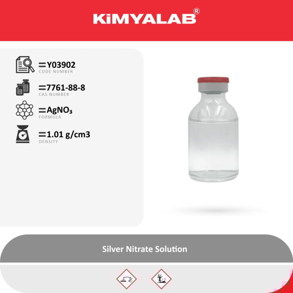 Kimyalab Gümüş Nitrat Çözeltisi 0.1 mol/L - 0.1 N - 500 ml