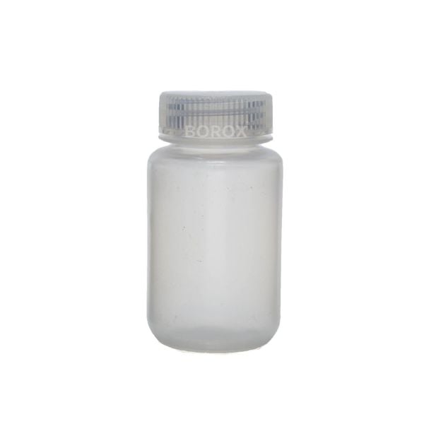 Borox Numune Şişesi 125ml - Vida Kapaklı - PP Şeffaf Şişe - Geniş Ağızlı Saklama Şişesi - 20 Adet Toptan
