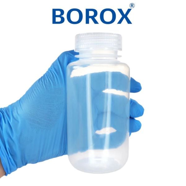 Borox Numune Şişesi 125ml - Vida Kapaklı - PP Şeffaf Şişe - Geniş Ağızlı Saklama Şişesi - 20 Adet Toptan