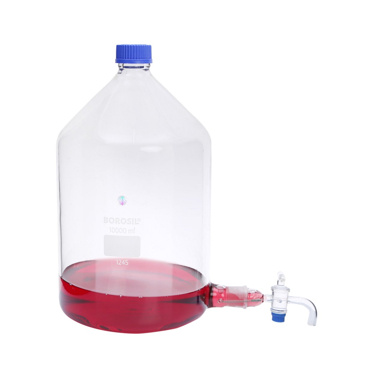 Borosil Cam Aspiratör Şişe 10000 ml - Musluklu Şişe 10 Litre