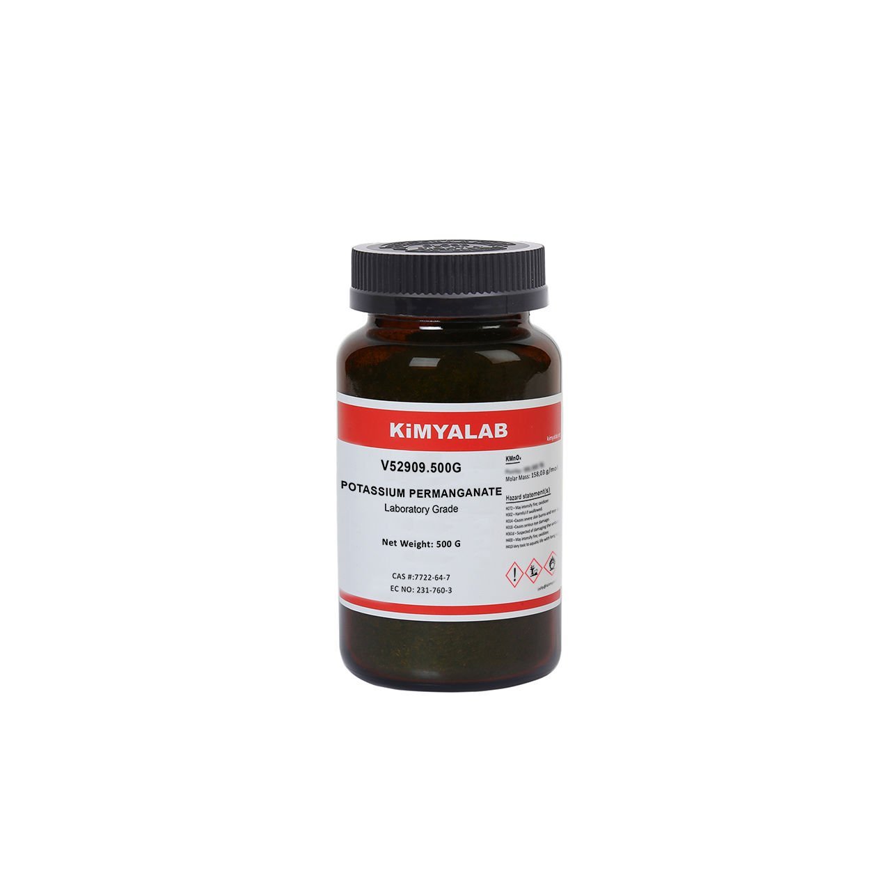 Kimyalab Potasyum Permanganat 500g - Potassium Permanganate