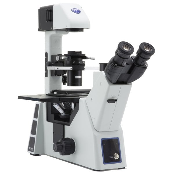OPTIKA IM-5 Inverted Faz Kontrast Mikroskop - Ters Araştırma Mikroskobu - LED Aydınlatma