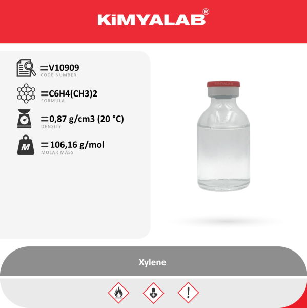 Ksilen İzomerleri Karışımı 5L - Alüminyum Şişe - Saf Fırın Tineri Xylene