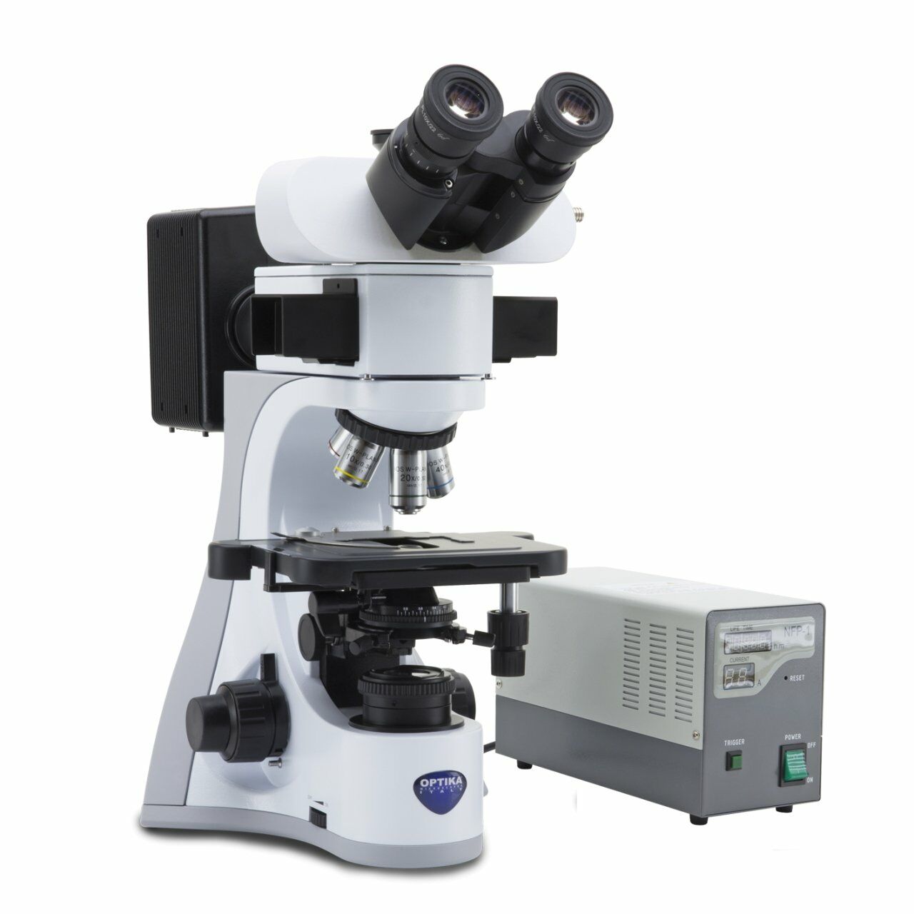 OPTIKA B-510FL Trinoküler Floresan Mikroskop - Araştırma Mikroskobu 400x