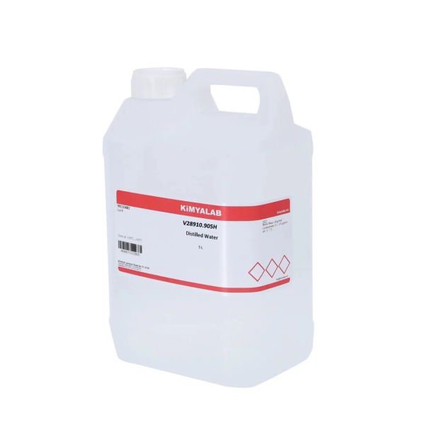 Kimyalab Saf Su 5 Litre - Distile Saf Su - Distilled Water