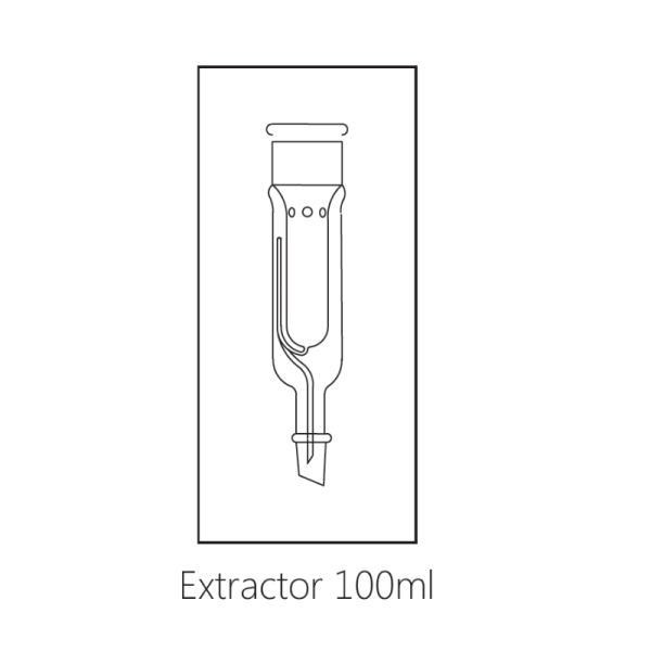 Borosil Soxhlet Ekstraksiyon Cihazı 100 ml Ceketli Kondenser