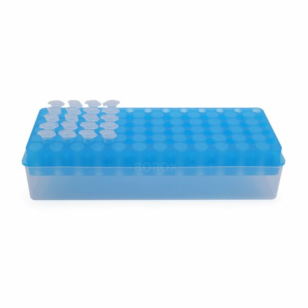 PCR Tüp Standı 0.2-0.5-1.5-2 ml İçin 60 Delikli Çift Taraflı - 10 Adet Toptan