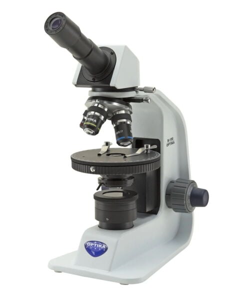OPTIKA B-150P-MRPL Polarize Mikroskop - Monoküler Araştırma Mikroskobu 400x