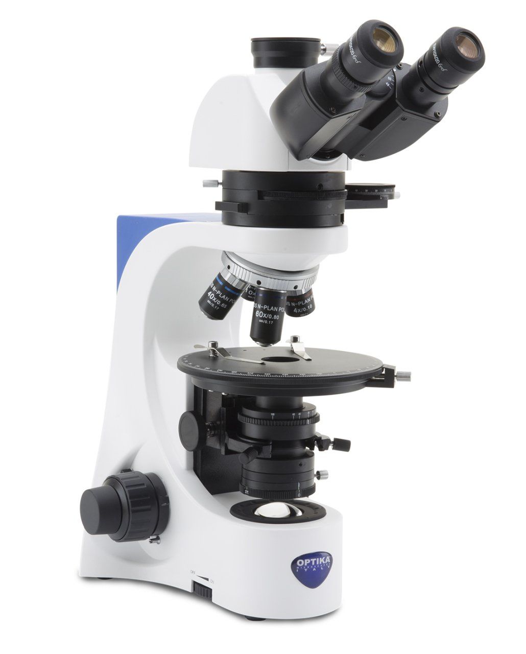 OPTIKA B-383POL Polarize Araştırma Mikroskobu 600x - Trinoküler Mikroskop