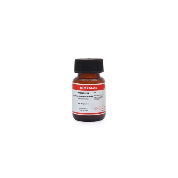 Kimyalab Potasyum Bromür 25g - Potassium Bromide IR  - For Spectroscopy