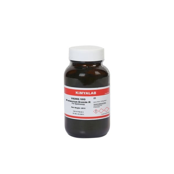 Kimyalab Potasyum Bromür 100g - Potassium Bromide IR  - For Spectroscopy