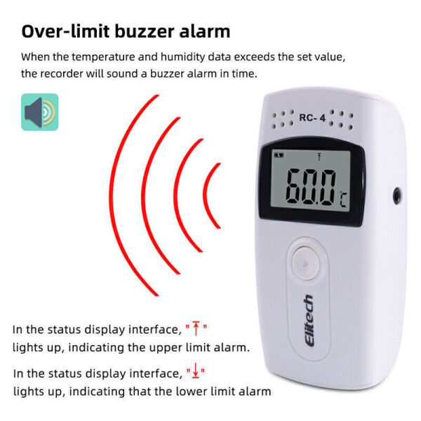 Elitech RC-4 Sıcaklık Kayıt Cihazı Datalogger Veri Kaydedici