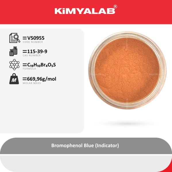 Kimyalab Bromofenol Mavisi İndikatör 5g - Bromophenol Blue