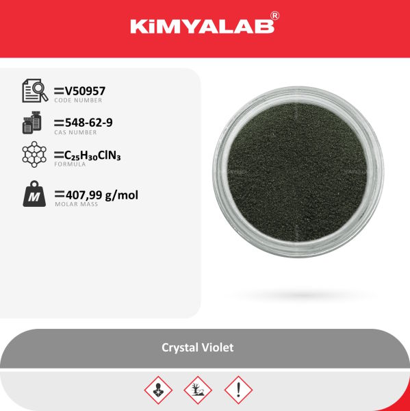 Kimyalab Kristal Viyole 100g - Crystal Violet - For Microscopy