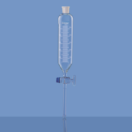 Borosil Damlatma Hunisi Silindirik 1000ml - Cam Musluklu